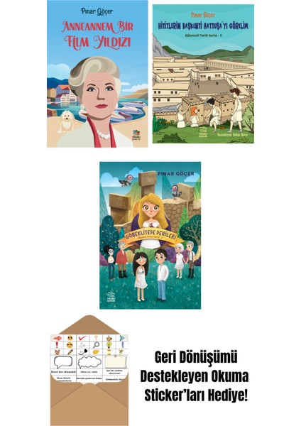 Anneannem Bir Film Yıldızı + Hititlerin Başkenti Hattuşa’yı Görelim – Eğlenceli Tarih Serisi 3 + Göbeklitepe Perileri – Efsanevi Yerler Serisi 2