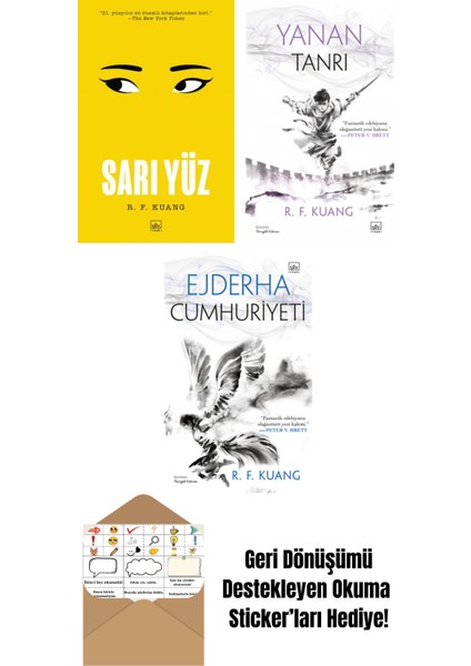 Sarı Yüz + Yanan Tanrı – Haşhaş Savaşı Üçlemesi 3 (Ciltli) + Ejderha Cumhuriyeti – Haşhaş Savaşı Üçlemesi 2 (Ciltli)