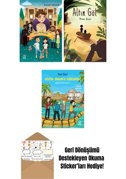 Efes Perileri – Efsanevi Yerler Serisi 3 + Altın Göl + Antik Mısır’a Gidiyoruz – Eğlenceli Tarih Serisi 2