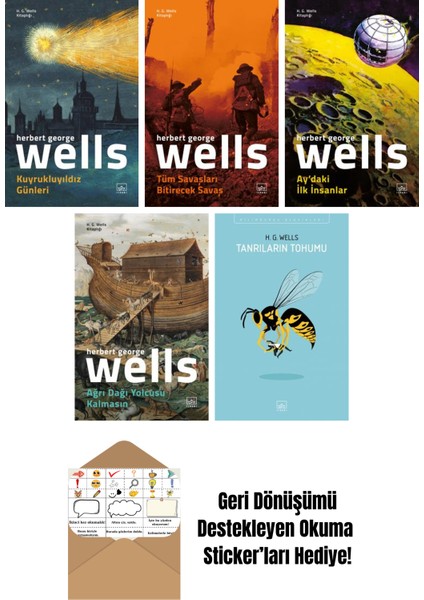 H. G. Wells 5 Kitap Seti