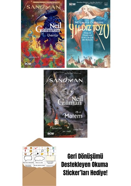 Sandman: Uvertür + Yıldız Tozu (Resimli Edisyon) + Sandman 10 – Matem