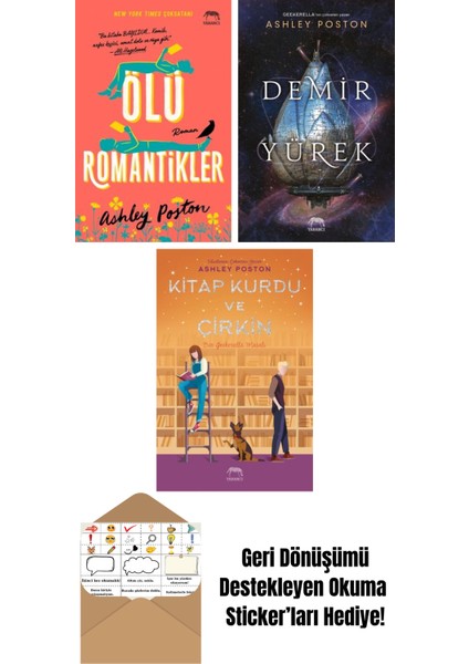 Ölü Romantikler + Demir Yürek + Geekerella Serisi Kutulu Set (3 Kitap)