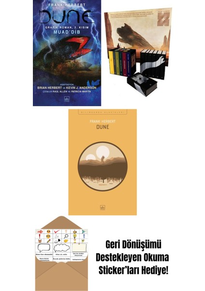 Dune Grafik Roman: 2. Kısım – Muad’dib + Dune Serisi Kutu Set (6 Kitap – Ciltli) + Dune