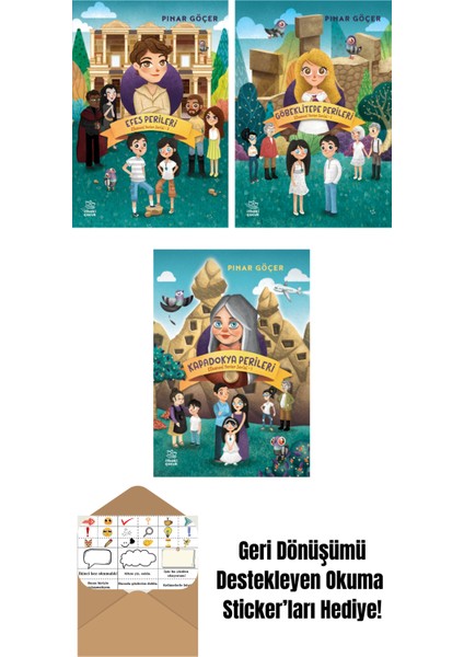 Efes Perileri – Efsanevi Yerler Serisi 3 + Göbeklitepe Perileri – Efsanevi Yerler Serisi 2 + Kapadokya Perileri – Efsanevi Yerler Serisi 1