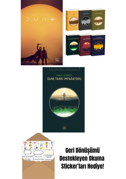 Dune (Film Kapağı) + Dune Takım Set + Dune Tanrı Imparatoru