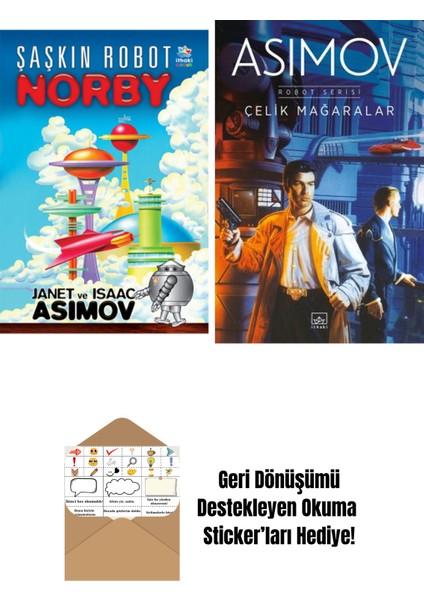 Şaşkın Robot Norby + Çelik Mağaralar – Robot Serisi 1. Kitap