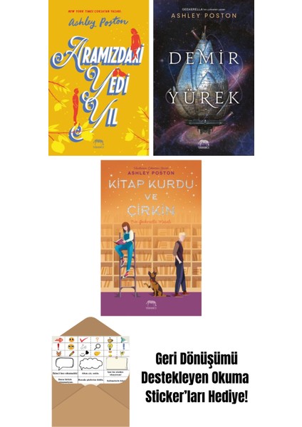 Aramızdaki Yedi Yıl + Demir Yürek + Geekerella Serisi Kutulu Set (3 Kitap)