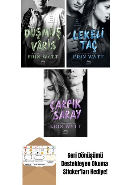 Düşmüş Vâris – Royal Serisi 5. Kitap + Royal Serisi Kutulu Set (3 Kitap) + Paramparça Prens – Royal Serisi 2. Kitap