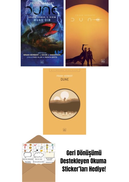Dune Grafik Roman: 2. Kısım – Muad’dib + Dune (Film Kapağı) + Dune