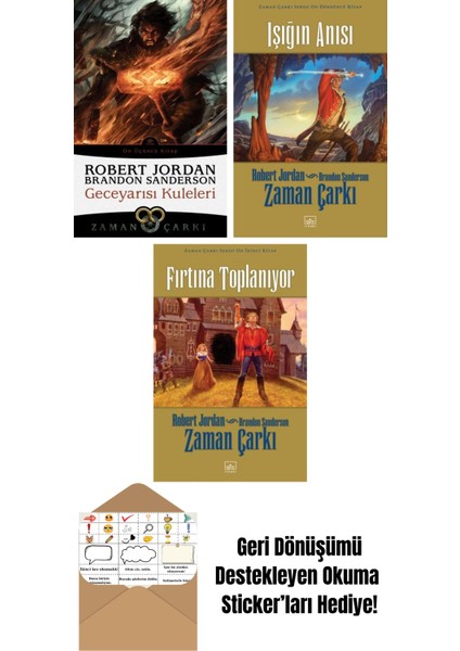 Geceyarısı Kuleleri – Zaman Çarkı 13 + Zaman Çarkı Serisi 14: Işığın Anısı (Ciltli) + Zaman Çarkı Serisi 12: Fırtına Toplanıyor