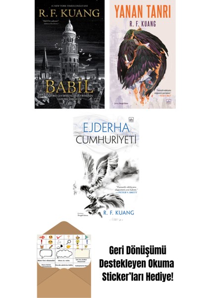 Babil + Yanan Tanrı – Haşhaş Savaşı Üçlemesi 3 + Ejderha Cumhuriyeti – Haşhaş Savaşı Üçlemesi 2 (Ciltli)