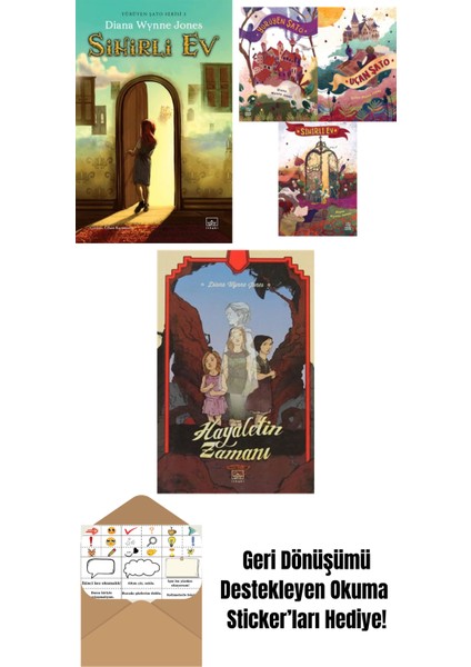 Sihirli Ev – Yürüyen Şato Serisi 3 (Ciltli) + Diana Wynne Jones Üçlü Kitap Seti: Yürüyen Şato – Uçan Şato – Sihirli Ev + Hayaletin Zamanı