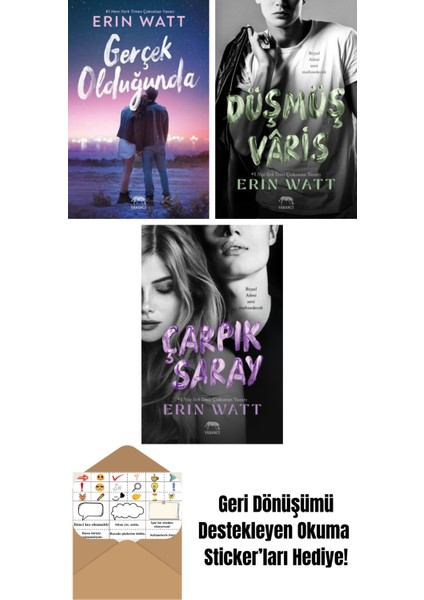 Gerçek Olduğunda + Lekeli Taç – Royal Serisi 4. Kitap + Çarpık Saray – Royal Serisi 3. Kitap