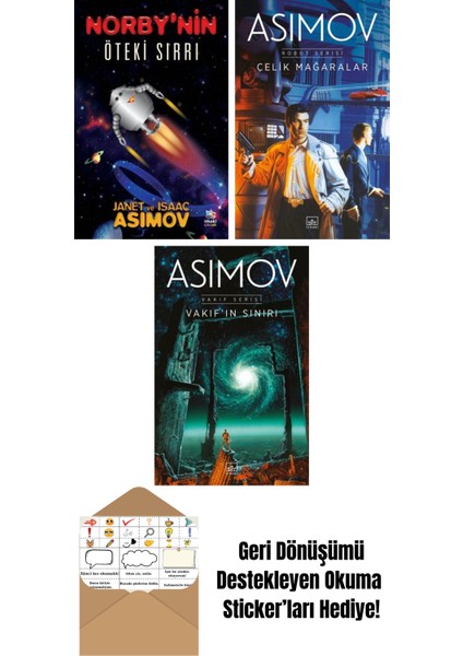 Norby’nin Öteki Sırrı + Çelik Mağaralar – Robot Serisi 1. Kitap + Vakıf’ın Sınırı – Vakıf Serisi 4. Kitap