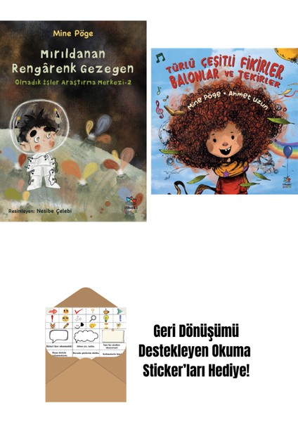 Mırıldanan Rengârenk Gezegen + Türlü Çeşitli Fikirler, Balonlar ve Tekirler