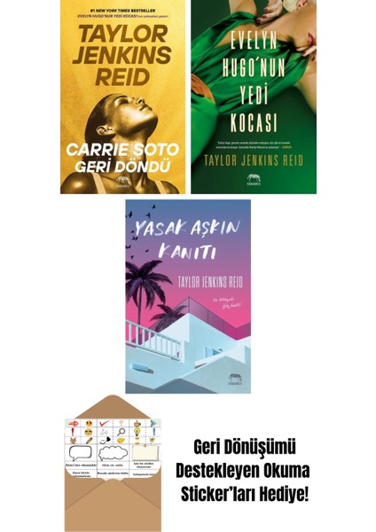 Carrie Soto Geri Döndü + Evelyn Hugo’nun Yedi Kocası + Yasak Aşkın Kanıtı