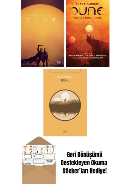 Dune (Film Kapağı) + Dune – Grafik Roman 1. Kısım + Dune