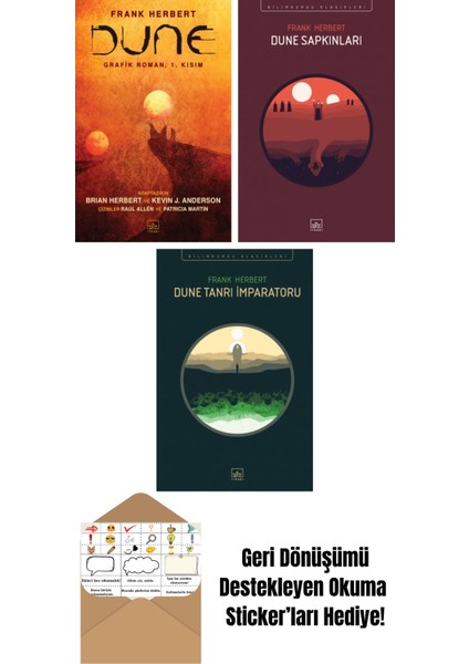 Dune – Grafik Roman 1. Kısım + Dune Sapkınları + Dune Tanrı Imparatoru