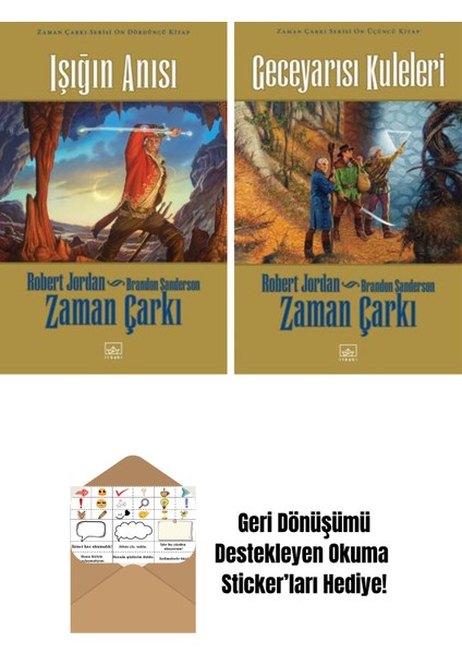 Zaman Çarkı Serisi 14: Işığın Anısı (Ciltli) + Zaman Çarkı Serisi 13: Geceyarısı Kuleleri (Ciltli)
