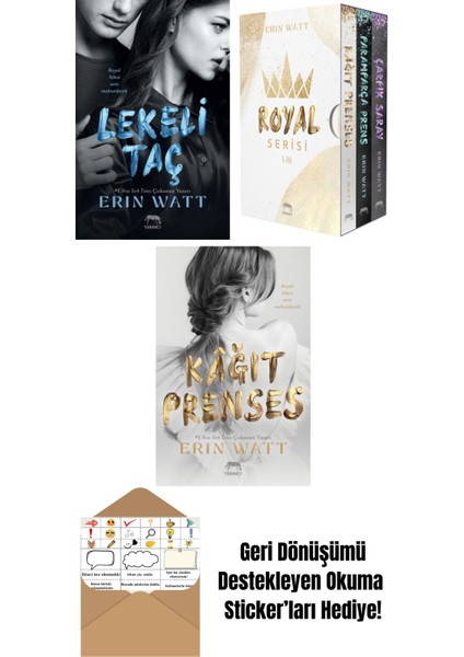 Royal Serisi Kutulu Set (3 Kitap) + Çarpık Saray – Royal Serisi 3. Kitap + Paramparça Prens – Royal Serisi 2. Kitap