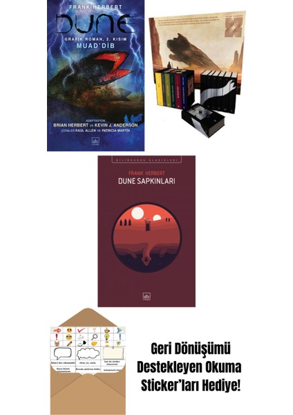 Dune Grafik Roman: 2. Kısım – Muad’dib + Dune Serisi Kutu Set (6 Kitap – Ciltli) + Dune Sapkınları