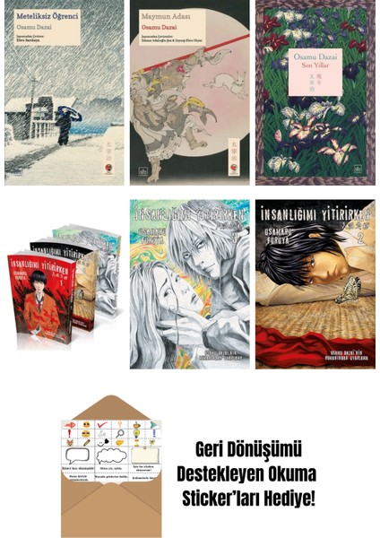 Osamu Dazai 6 Kitap Seti