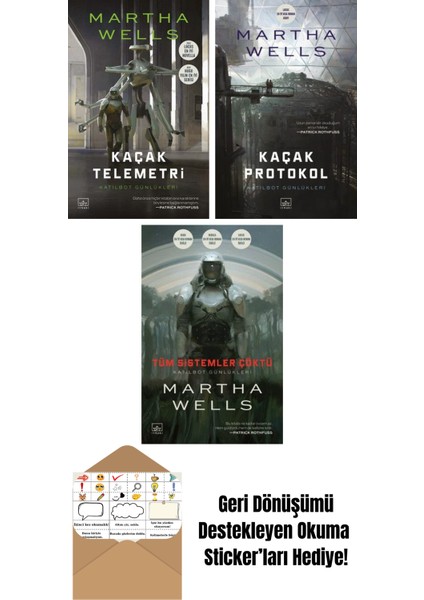 Kaçak Telemetri – Katilbot Günlükleri 6 + Kaçak Protokol – Katilbot Günlükleri 3 + Tüm Sistemler Çöktü – Katilbot Günlükleri 1