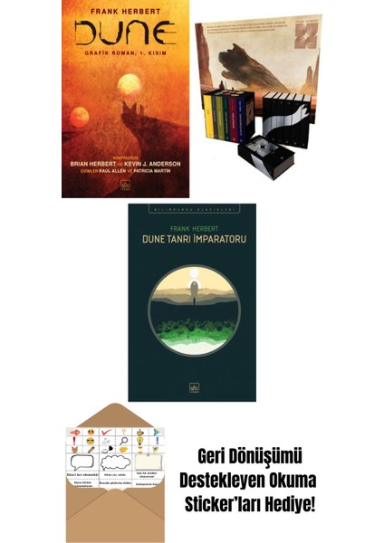 Dune – Grafik Roman 1. Kısım + Dune Serisi Kutu Set (6 Kitap – Ciltli) + Dune Tanrı Imparatoru