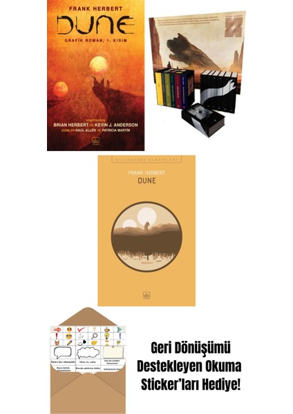 Dune – Grafik Roman 1. Kısım + Dune Serisi Kutu Set (6 Kitap – Ciltli) + Dune