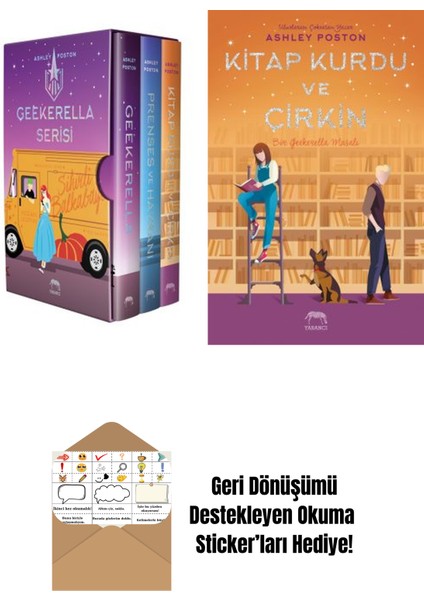 Geekerella Serisi Kutulu Set (3 Kitap) + Kitap Kurdu ve Çirkin