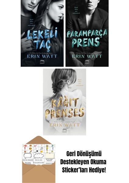 Çarpık Saray – Royal Serisi 3. Kitap + Paramparça Prens – Royal Serisi 2. Kitap + Kâğıt Prenses – Royal Serisi 1. Kitap