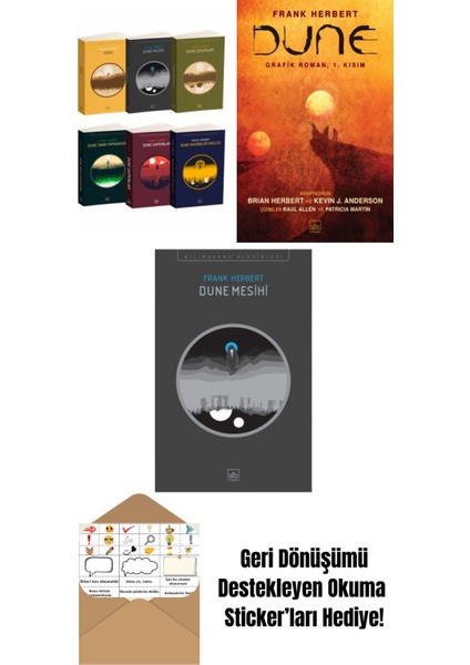 Dune Takım Set + Dune – Grafik Roman 1. Kısım + Dune Mesihi
