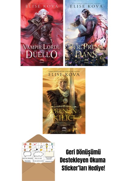 Vampir Lordu ile Düello + Peri Prensi ile Dans + Prensin Kılıcı – Altın Muhafızlar Serisi 2 (Ciltli)