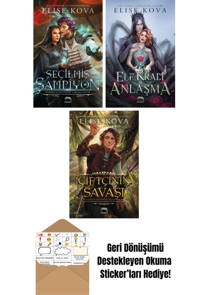 Seçilmiş Şampiyon – Girdap Günlükleri Ikinci Kitap (Ciltli) + Elf Kralı ile Anlaşma + Prensin Kılıcı – Altın Muhafızlar Serisi 2