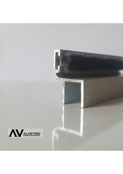 Alüminyum Cam Balkon Fitili, 8mm, 100-129 Cm, Küçük H Boyutu