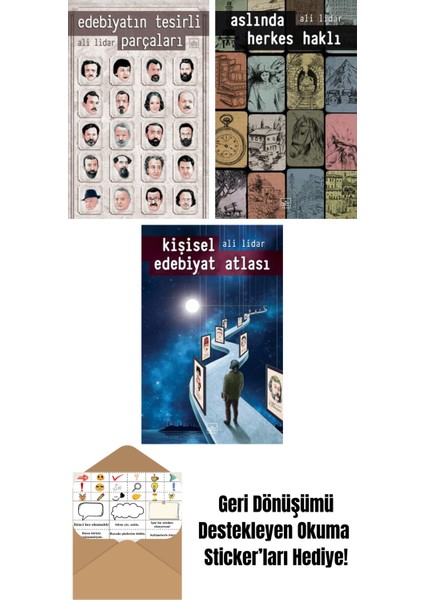 Edebiyatın Tesirli Parçaları + Aslında Herkes Haklı + Kişisel Edebiyat Atlası
