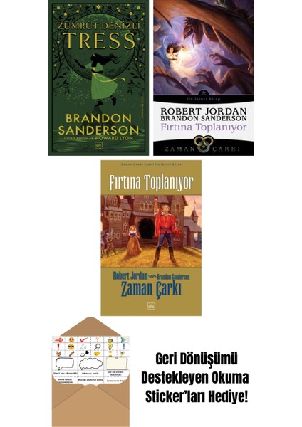 Zümrüt Denizli Tress + Fırtına Toplanıyor – Zaman Çarkı 12 + Zaman Çarkı Serisi 12: Fırtına Toplanıyor
