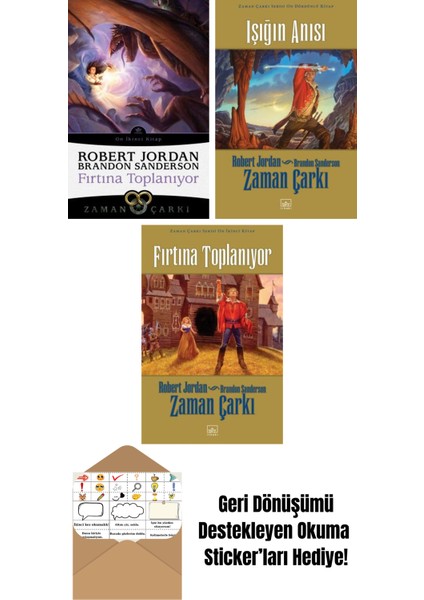 Fırtına Toplanıyor – Zaman Çarkı 12 + Zaman Çarkı Serisi 14: Işığın Anısı (Ciltli) + Zaman Çarkı Serisi 12: Fırtına Toplanıyor