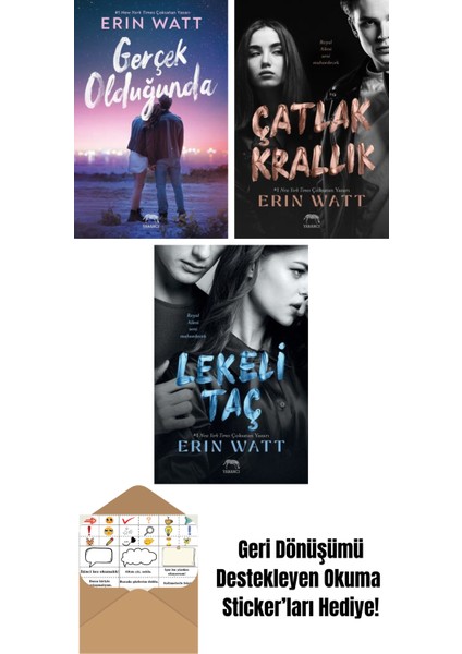 Gerçek Olduğunda + Çatlak Krallık – Royal Serisi 6. Kitap + Kâğıt Prenses – Royal Serisi 1. Kitap