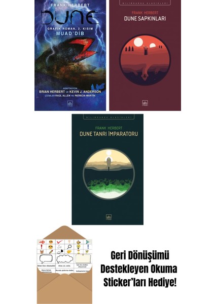 Dune Grafik Roman: 2. Kısım – Muad’dib + Dune Sapkınları + Dune Tanrı Imparatoru