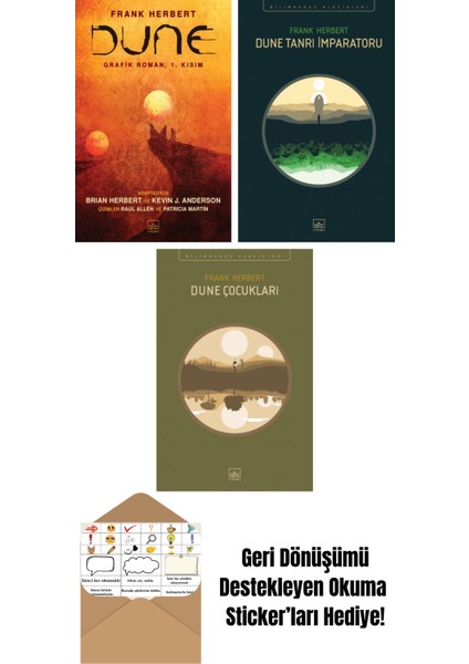 Dune – Grafik Roman 1. Kısım + Dune Tanrı Imparatoru + Dune Çocukları