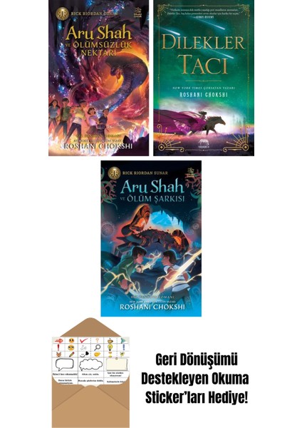 Aru Shah ve Ölümsüzlük Nektarı + Dilekler Tacı + Aru Shah ve Ölüm Şarkısı