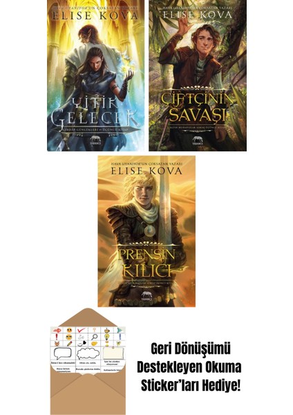 Yitik Gelecek + Çiftçinin Savaşı – Altın Muhafızlar Serisi 3 (Ciltli) + Prensin Kılıcı – Altın Muhafızlar Serisi 2