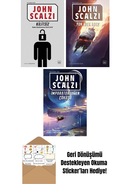 Kilitsiz (Bir Sendrom Öyküsü) + Yok Eden Ateş – Bağlılık Serisi 2. Kitap + Imparatorluğun Çöküşü – Bağlılık Serisi 1. Kitap