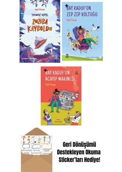 Zuziba Kayboldu/yaramaz Uzaylı 2 + Bay Kaduf’un Zıp Zıp Koltuğu + Bay Kaduf’un Acayip Makinesi