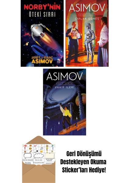 Norby’nin Öteki Sırrı + Çıplak Güneş – Robot Serisi 2. Kitap + Vakıf Ileri – Vakıf Serisi 7. Kitap