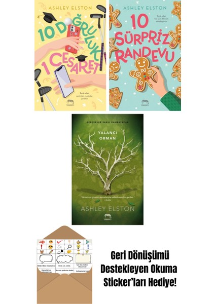 10 Doğruluk 1 Cesaret (Ciltli) + 10 Sürpriz Randevu + Yalancı Orman