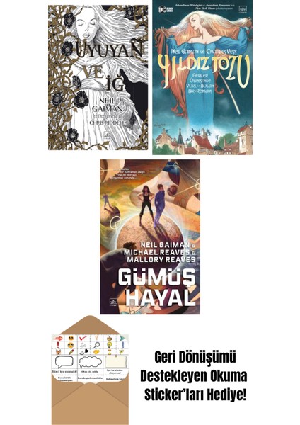 Uyuyan ve Iğ + Yıldız Tozu (Resimli Edisyon) + Gümüş Hayal – Ara Dünya 2 (Ciltli)