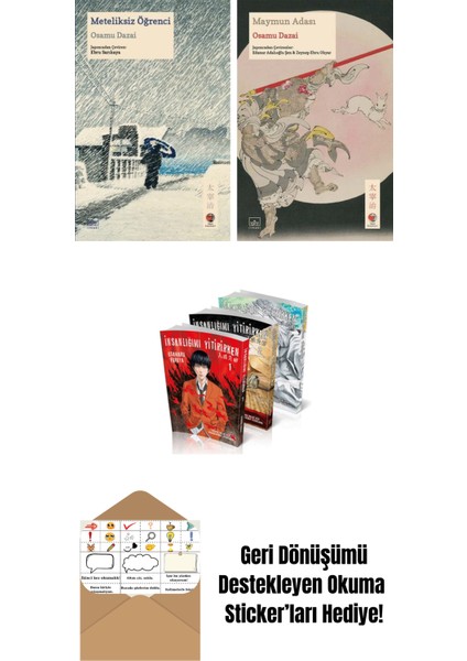 Meteliksiz Öğrenci + Maymun Adası + Insanlığımı Yitirirken (3 Cilt Set)