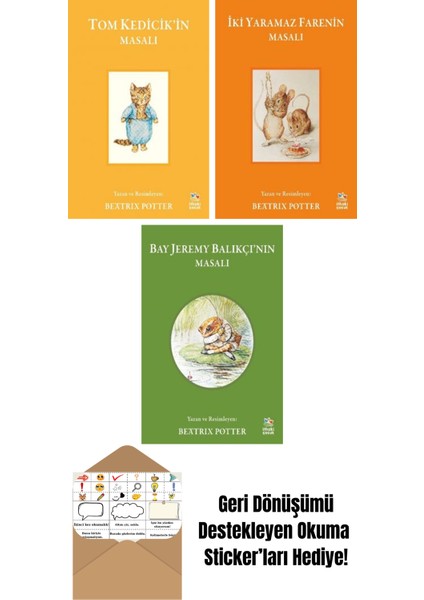 Tom Kedicik’in Masalı + Iki Yaramaz Farenin Masalı + Bay Jeremy Balıkçı’nın Masalı
